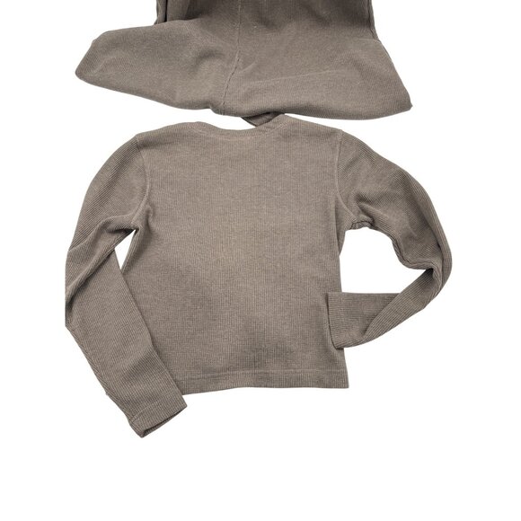 Vintage Bizzit Collection 2 Pc Cardigan & Sleeveless Dress Waffle Knit Women's M - Picture 5 of 8